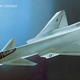 Display model of Concept 13, the strike fighter version.